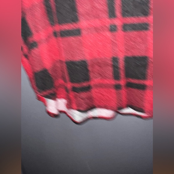 NWOT—24/7 Red Buffalo Plaid Flawless Tee—3X - Picture 4 of 8